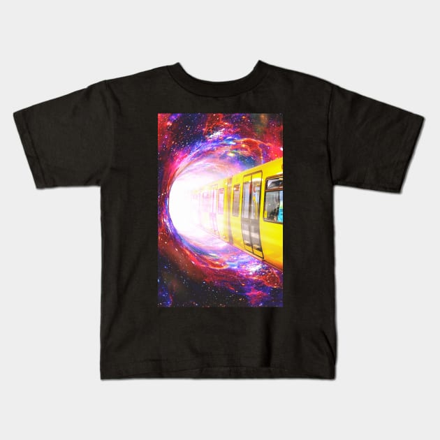 Train To Oblivion Kids T-Shirt by SeamlessOo